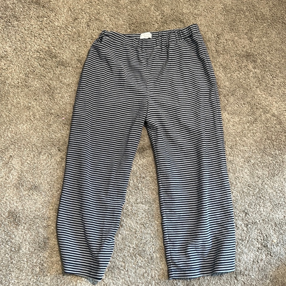 Madewell texture and thread size medium striped pants